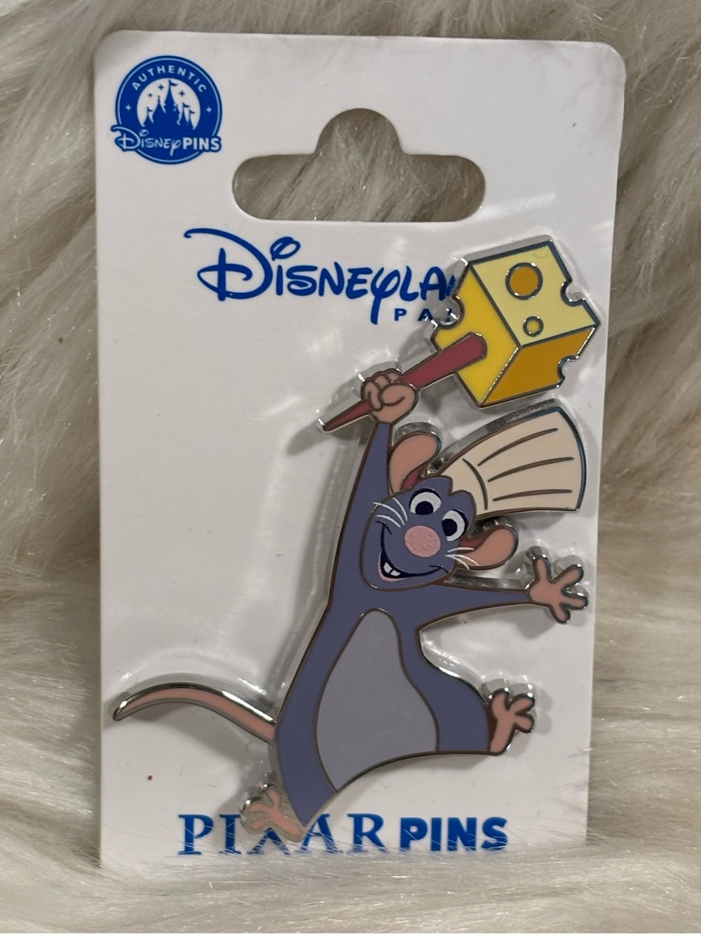 Disney Pin - Disneyland Paris DLP Chef Remy W/ Swiss Cheese Canape Ratatouille